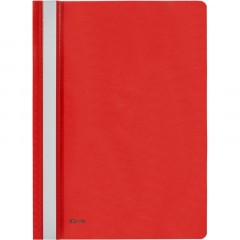 Скоросшиватель пластиковый Комус А4 красный 1810