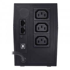 ИБП Powercom Raptor RPT-600AP, лин-инт., 600ВА/360Вт, 3xC13, USB - фото 2