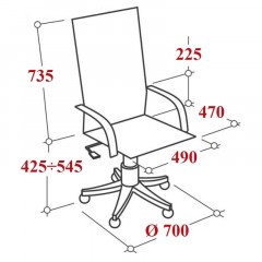 Кресло VB_EChair-655 LT TTW сетка/ткань черный, пластик Кресло VB_EChair-655 LT TTW сетка/ткань черный, пластик - фото 5