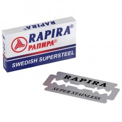 Сменные лезвия Rapira SWEDISH SUPERSTEEL для Т-обр.станка 5шт/уп РК-05СС02 - фото 2