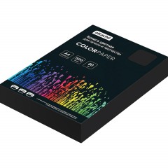 Бумага цветная Attache (черный интенсив), 80г, А4, 500 л