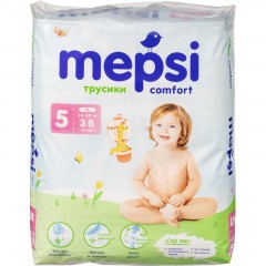 Подгузники -трусики для детей MEPSI XL (12-22 кг) 38 шт/уп Подгузники -трусики для детей MEPSI XL (12-22 кг) 38 шт/уп - фото 2