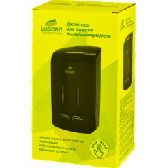 Дозатор для жидкого мыла Luscan Prof Etalon 2x550мл черный 151052 - фото 7