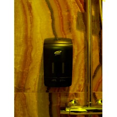 Дозатор для жидкого мыла Luscan Prof Etalon 2x550мл черный 151052 - фото 12