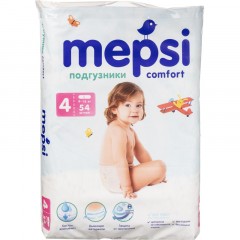 Подгузники для детей MEPSI L (9-16кг) 54 шт/уп Подгузники для детей MEPSI L (9-16кг) 54 шт/уп - фото 2