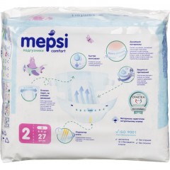 Подгузники для детей MEPSI S (4-9кг) 27 шт/уп - фото 3