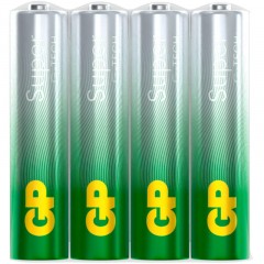 Батарейка GP Super AAA/LR03/24A 24ARS-2SB4/24AA21RA-2CRS4 96шт/уп, 4шт/бл Батарейка GP Super AAA/LR03/24A 24ARS-2SB4/24AA21RA-2CRS4 96шт/уп, 4шт/бл - фото 7