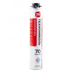 Пена монтажная Технониколь PROFESSIONAL 70 ПРОФИ 885 Г всесезонная (239439) Пена монтажная Технониколь PROFESSIONAL 70 ПРОФИ 885 Г всесезонная (239439) - фото 1