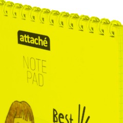 Блокнот А5,60л,клетка,гребень,тверд.подложка,Персона - фото 3