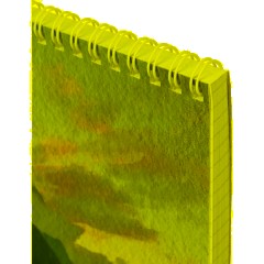 Блокнот А5,80л,клетка,метал.гребень,цв.обложка Природа,в ассорт - фото 6