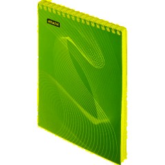 Блокнот А5,60л,клетка,метал.гребень,цв.обложка,Forma,в ассорт - фото 5