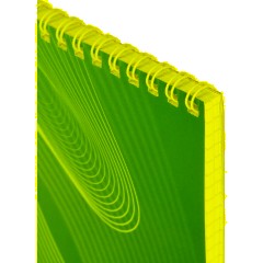 Блокнот А5,60л,клетка,метал.гребень,цв.обложка,Forma,в ассорт - фото 6