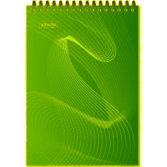 Блокнот А5,40л,клетка,метал.гребень,цв.обложка,Forma,в ассорт - фото 2