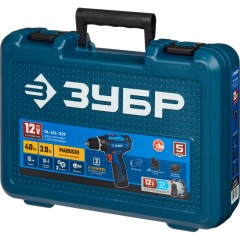 Дрель-шуруповерт аккум. ЗУБР Профи 12В, 2х2.0Ач, LED фонарь (DL-121-22F) Дрель-шуруповерт аккум. ЗУБР Профи 12В, 2х2.0Ач, LED фонарь (DL-121-22F) - фото 13
