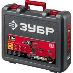 Дрель-шуруповерт аккум. ЗУБР Мастер 18В, 2х2.0Ач, 40Нм  (ДШЛ-185-22) - фото 7