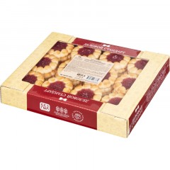 Печенье сдобное Деловой Стандарт Cookies with cherry marmalade, 425г - фото 5