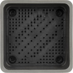 Горшок для растений Квадратный,6,5 л,ДРЕВЕСНЫЙ УГОЛЬ (СЕРЫЙ),H-16UF20 - фото 2