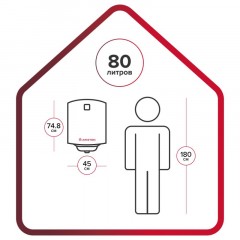 Водонагреватель Ariston DUNE1 R 80 V 1,5K PL - фото 6