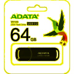 Флеш-память ADATA UV150, 64GB, AUV150-64G-RBK - фото 3