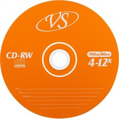 Носители информации CD-RW, 4x-12x, VS, Slim/5, VSCDRWSL501 Носители информации CD-RW, 4x-12x, VS, Slim/5, VSCDRWSL501 - фото 4