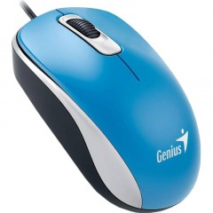 Мышь компьютерная Genius DX-110, USB, 1000 DPI, синий Мышь компьютерная Genius DX-110, USB, 1000 DPI, синий - фото 2