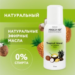 Баллон сменный для автоосвежителя Amber Air Тропический остров 75мл - фото 5