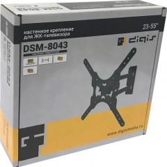 Кронштейн Digis 23-55, 2 колена, VESA макс. 400x400мм, до 35кг, DSM-8043 Кронштейн Digis 23-55, 2 колена, VESA макс. 400x400мм, до 35кг, DSM-8043 - фото 5