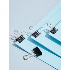 Зажимы для бумаг 19мм 12шт./уп. Комус, в картонной коробке - фото 12