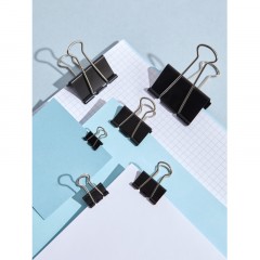 Зажимы для бумаг 19мм 12шт./уп. Комус, в картонной коробке - фото 14