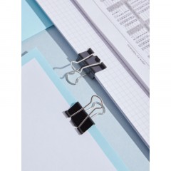 Зажимы для бумаг 25мм 12шт./уп.Комус, в картонной коробке - фото 10