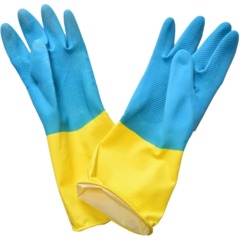 Перчатки хозяйственные Libry BICOLOR арт. KHBIC4BY/ BICOL04WG р.XL - фото 6