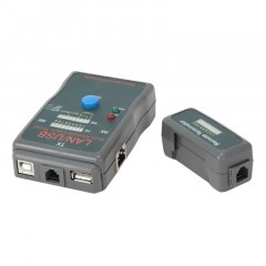 Тестер Cablexpert NCT-2, 100/1000 Base-TX, для UTP, STP, RJ-11, LAN Тестер Cablexpert NCT-2, 100/1000 Base-TX, для UTP, STP, RJ-11, LAN - фото 2