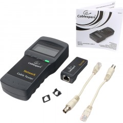 Тестер кабельный цифровой LAN Cablexpert NCT-3, для RG-45, RG-58, RJ-12,11 - фото 4