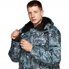 Костюм зимний Охранника с п/к КМФ цифра серый(р.52-54) 182-188 - фото 7