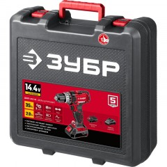 Дрель-шуруповерт аккумуляторная Li-ion ЗУБР ДШЛ-145-21, 14.4 В, 1 АКБ - фото 14