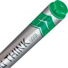 Маркер для белых досок Deli Think 2 мм зеленый кругл.нак.EU00150 - фото 4