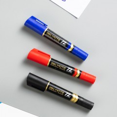 Маркер перманентный двусторонний Deli Mate 1,5/2-6 мм синий EU72-BL Маркер перманентный двусторонний Deli Mate 1,5/2-6 мм синий EU72-BL - фото 9