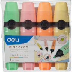 Набор текстовыделителей Deli Macaron 1-5 мм 4 цвета EU356-MT Набор текстовыделителей Deli Macaron 1-5 мм 4 цвета EU356-MT - фото 6