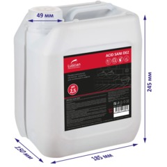 Профхим сантех кисл конц. д/комплекс уборки Luscan Prof/Acid SANI DEZ, 5л - фото 6