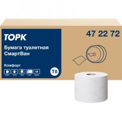 Бумага туалетная д/дисп Торк СмартВан Т8 в рулонах с ЦВ 2сл 8 рул/уп 472272 Бумага туалетная д/дисп Торк СмартВан Т8 в рулонах с ЦВ 2сл 8 рул/уп 472272 - фото 2