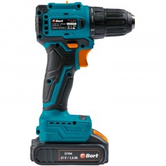 Дрель-шуруповерт аккум. бесщет. BORT BAB-21-BLK, 2АКБ(1,5Ач) (93413526) - фото 10