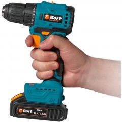 Дрель-шуруповерт аккум. бесщет. BORT BAB-21-BLK, 2АКБ(1,5Ач) (93413526) - фото 12