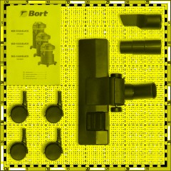 Пылесос строительный BORT BSS-1220 BLACK, 20 л (93412598) - фото 16