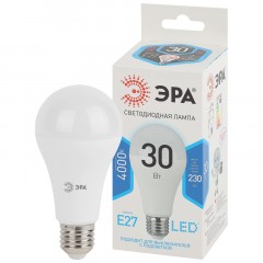 Лампа светодиодная ЭРА STD LED A65-30W-840-E27 E27 / Е27 30Вт нейтрал. свет Лампа светодиодная ЭРА STD LED A65-30W-840-E27 E27 / Е27 30Вт нейтрал. свет - фото 2