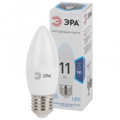 Лампа светодиодная ЭРА STD LED B35-11W-840-E27 E27 / Е27 11Вт нейтрал. свeт Лампа светодиодная ЭРА STD LED B35-11W-840-E27 E27 / Е27 11Вт нейтрал. свeт - фото 2