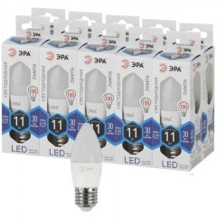 Лампа светодиодная ЭРА STD LED B35-11W-840-E27 E27 / Е27 11Вт нейтрал. свeт Лампа светодиодная ЭРА STD LED B35-11W-840-E27 E27 / Е27 11Вт нейтрал. свeт - фото 4