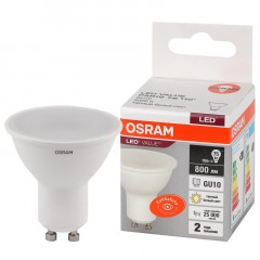 Лампа светодиодная OSRAM LED Value PAR16, 800лм, 10Вт, 3000К GU10 581722 Лампа светодиодная OSRAM LED Value PAR16, 800лм, 10Вт, 3000К GU10 581722 - фото 2