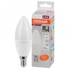 Лампа светодиодная OSRAM LED Value B, 800лм, 10Вт, 3000К Е14 (579125) Лампа светодиодная OSRAM LED Value B, 800лм, 10Вт, 3000К Е14 (579125) - фото 2