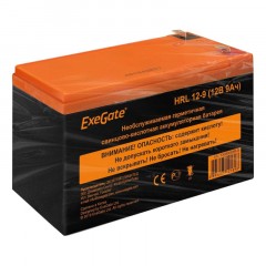 Батарея для ИБП ExeGate HRL 12-9 (12V 9Ah 1234W, клеммы F2) - фото 2