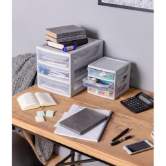 Бокс с выдвижными лотками А6 175х186х214мм 3выдв.отд, светло-сер. 433224030 - фото 6